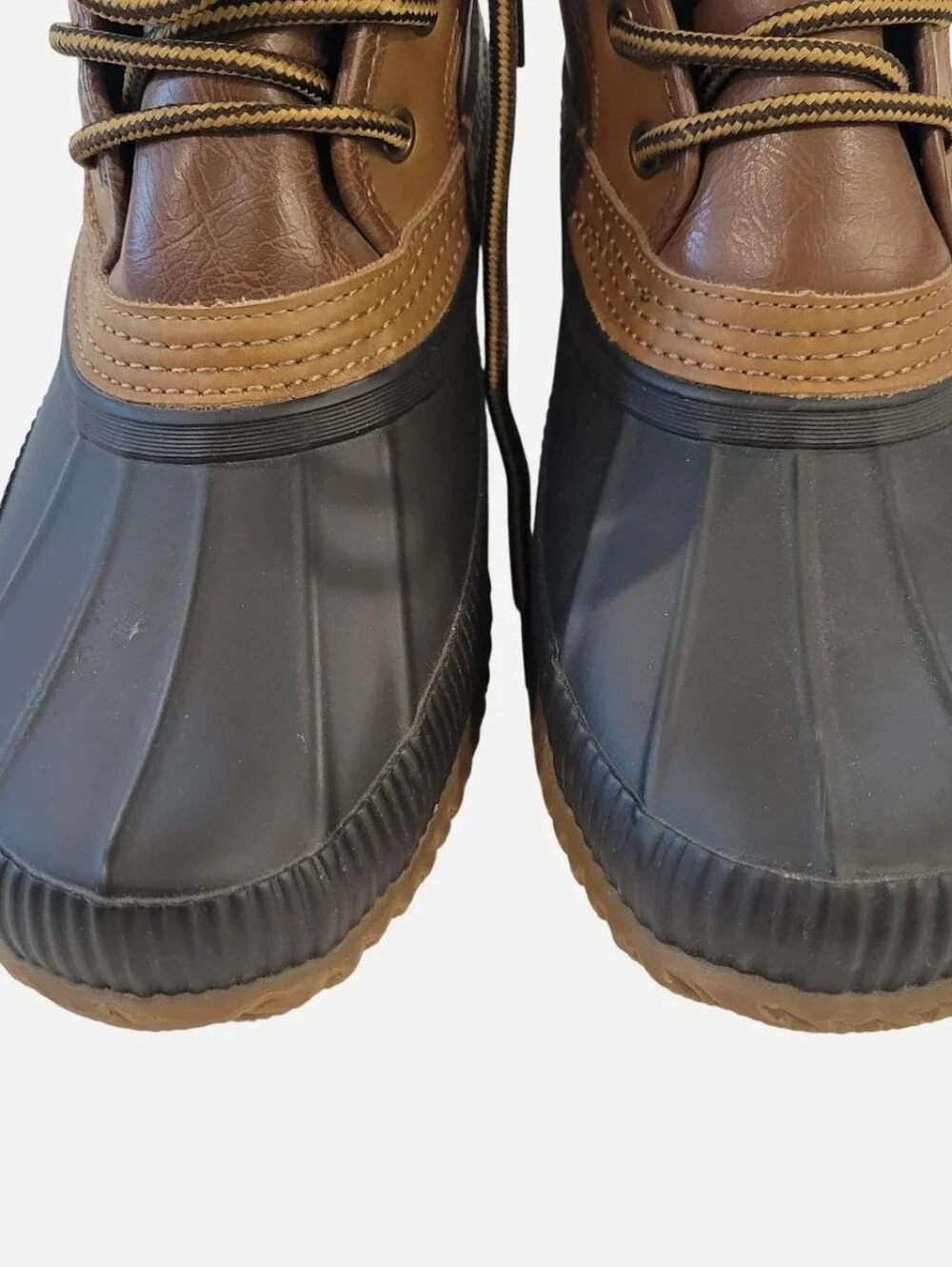 Tommy Hilfiger Men's Brown Leather Casual Boots - Size US 8